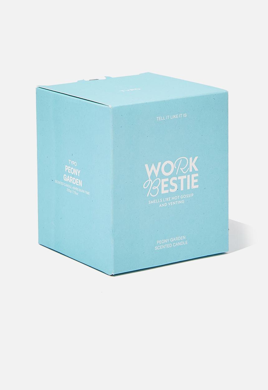 Typo - Tell it like it is candle - minty skies work bestie