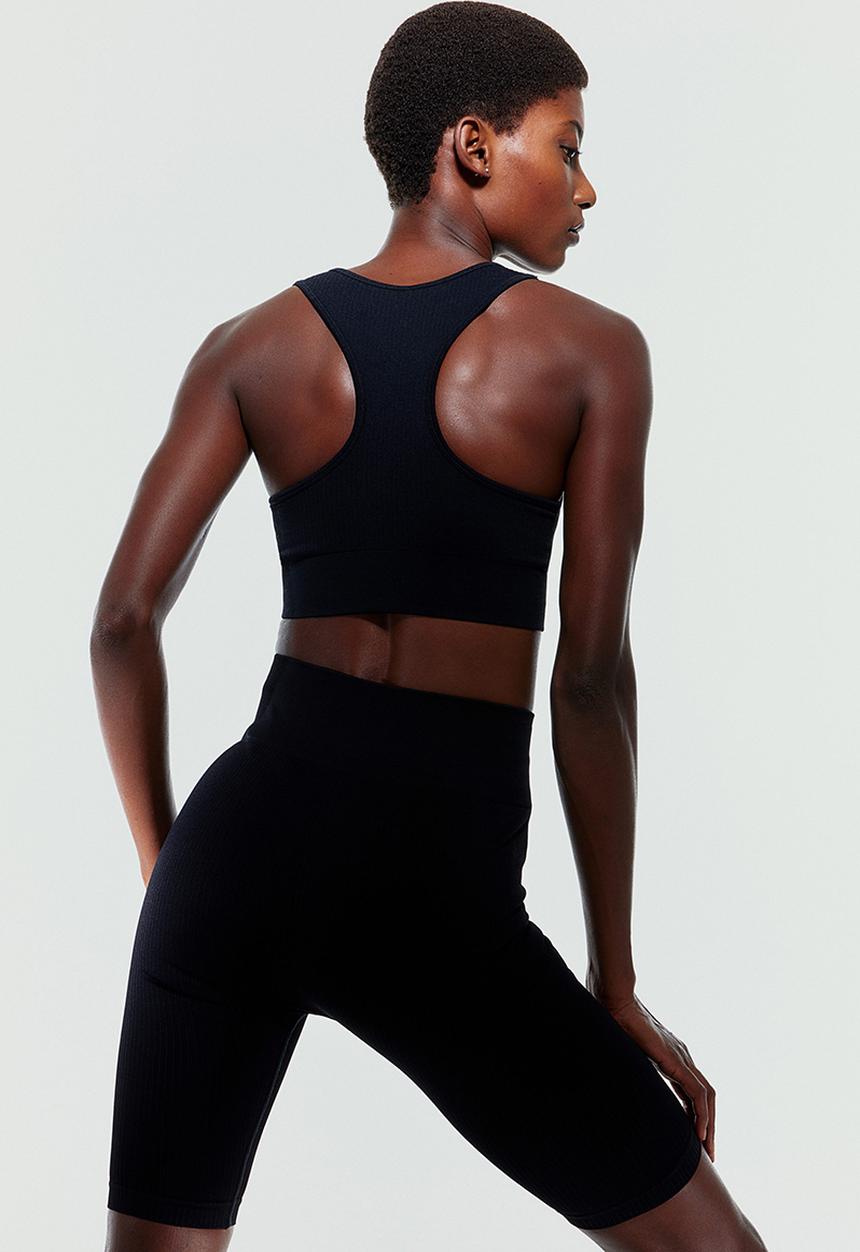 H&M - Seamless biker shorts - black