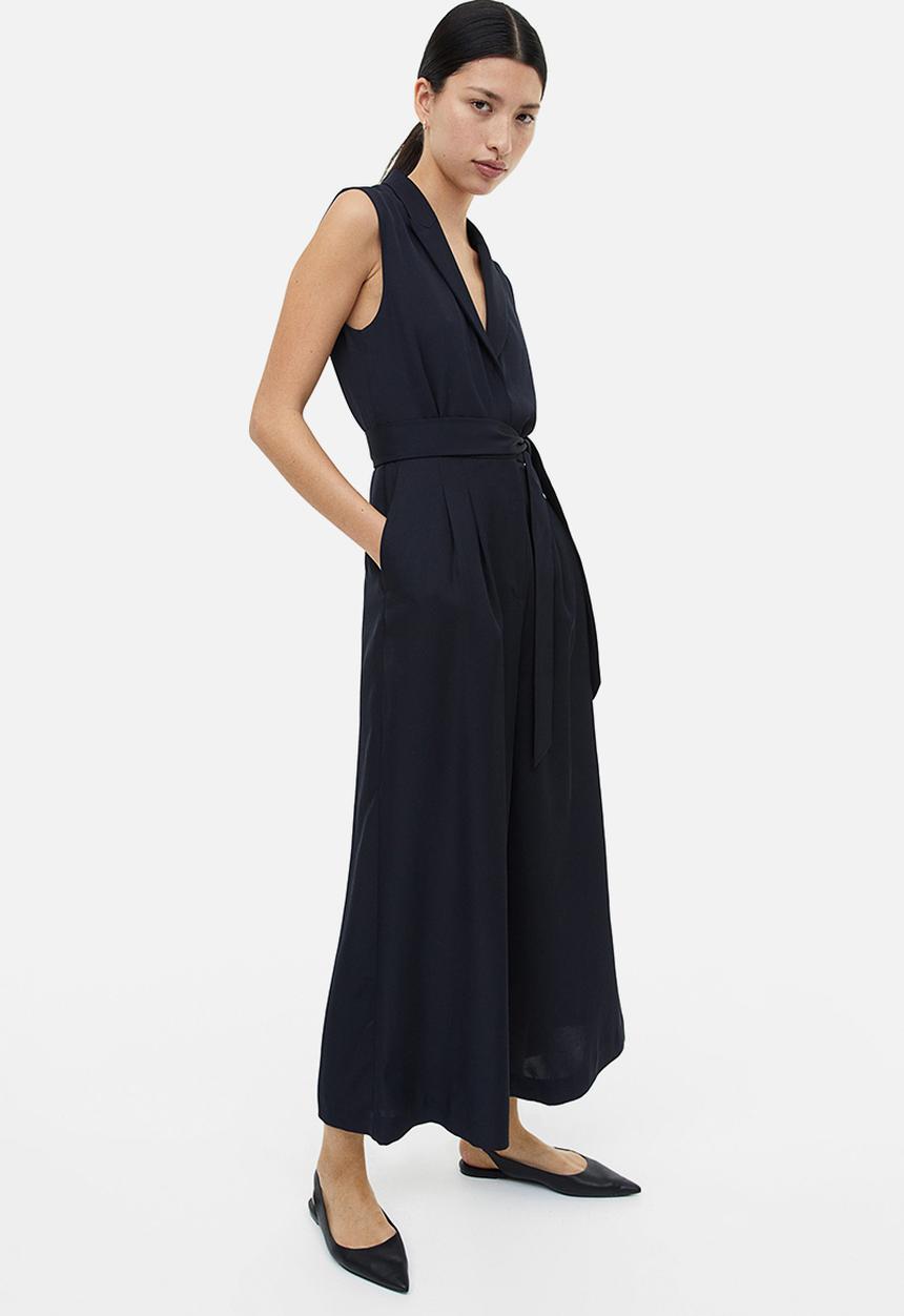 H&M - Tailored jumpsuit - navy blue