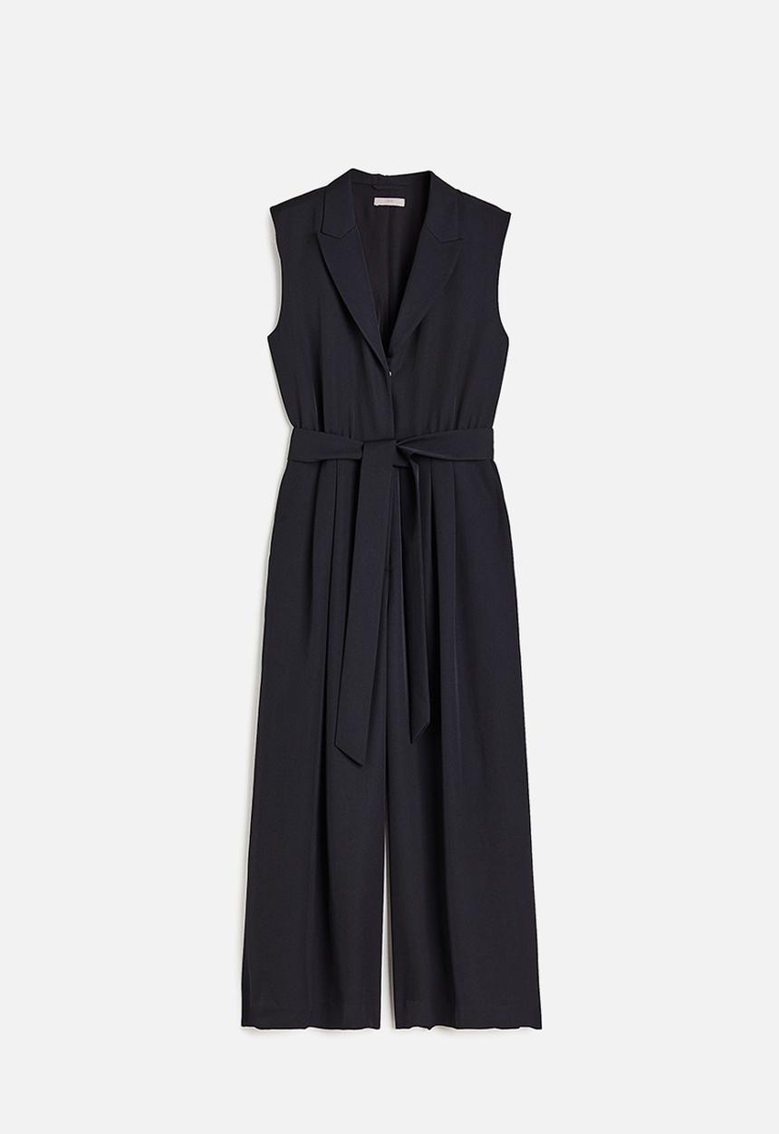 H&M - Tailored jumpsuit - navy blue