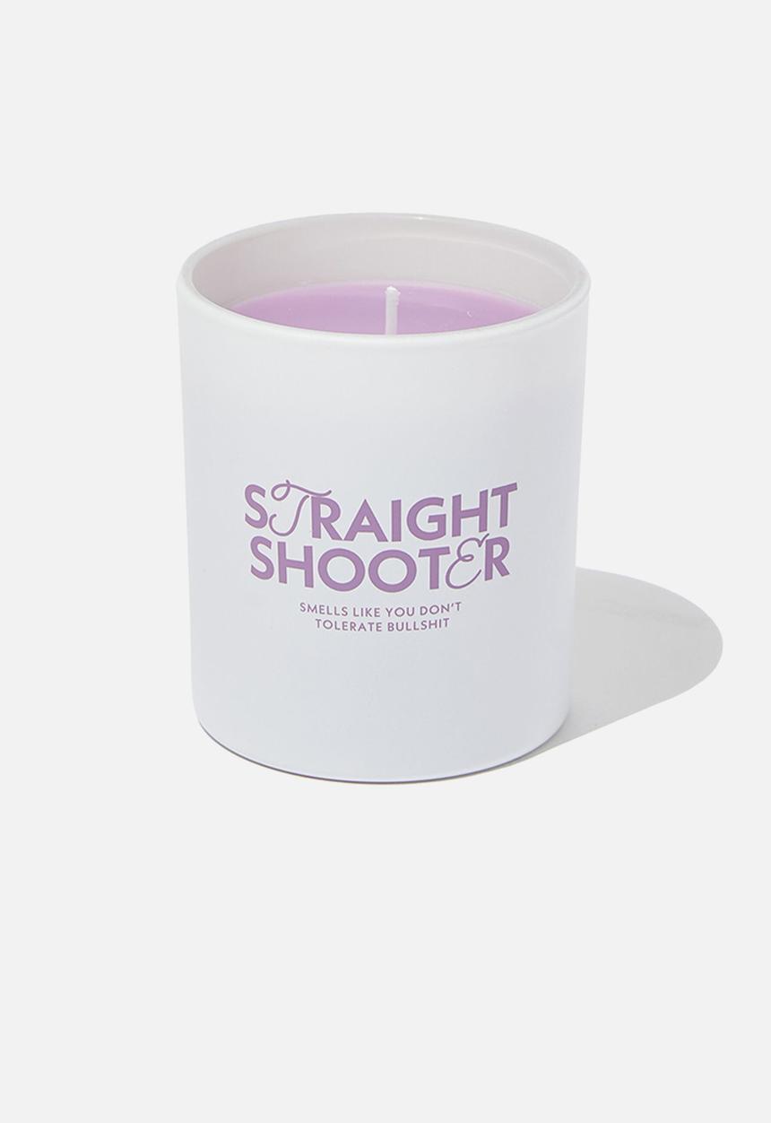 Typo - Tell it like it is candle - lilac straight shooter