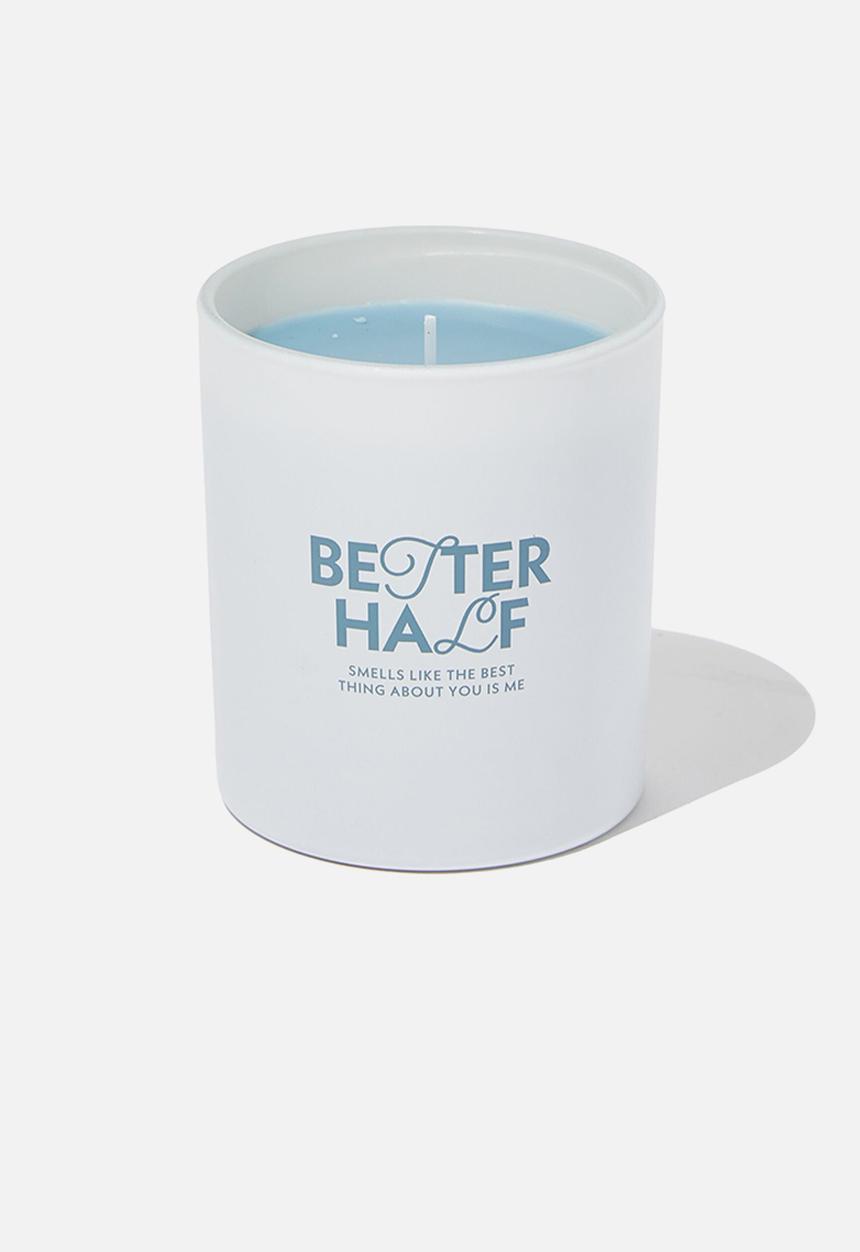 Typo - Tell it like it is candle - dusty blue better half