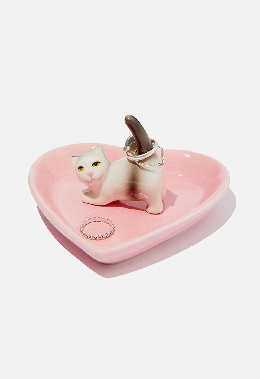 Typo - Ceramic trinket tray - cat