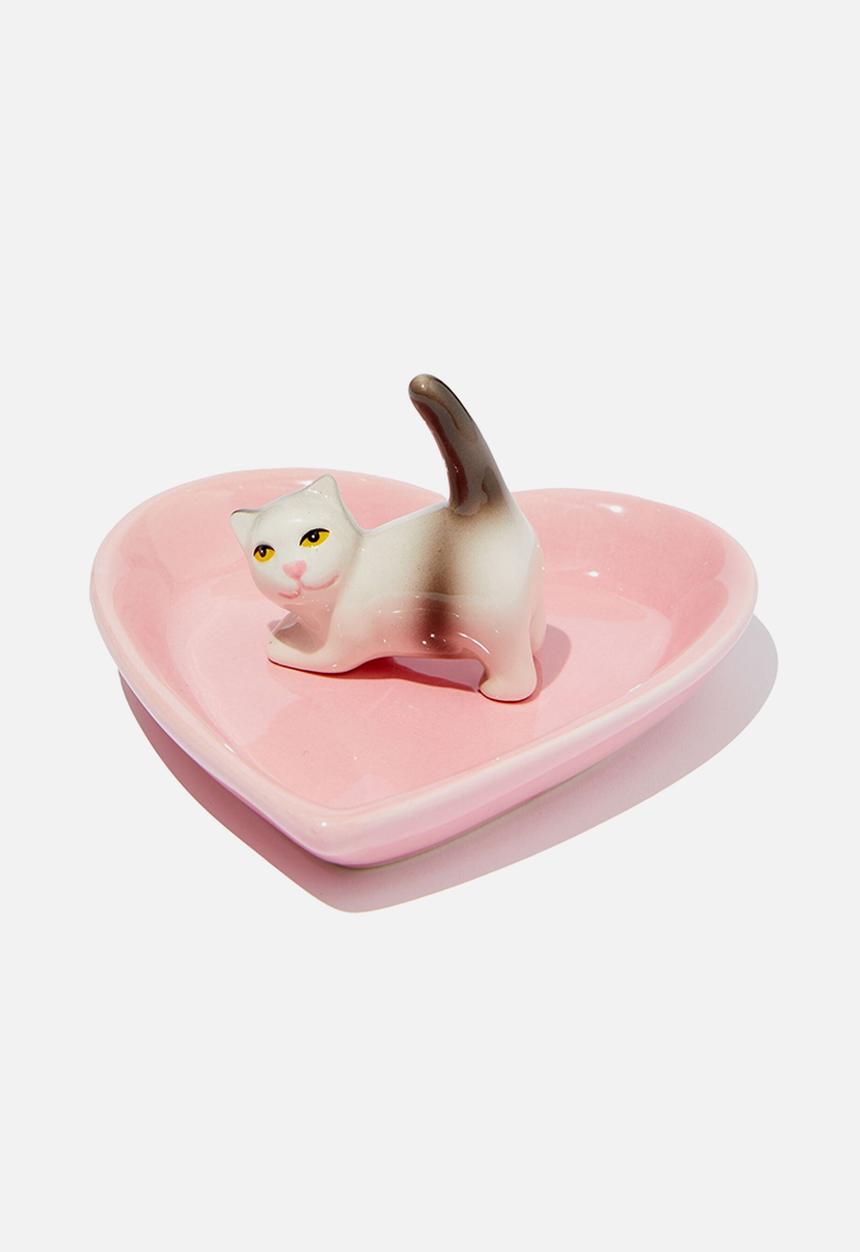 Typo - Ceramic trinket tray - cat