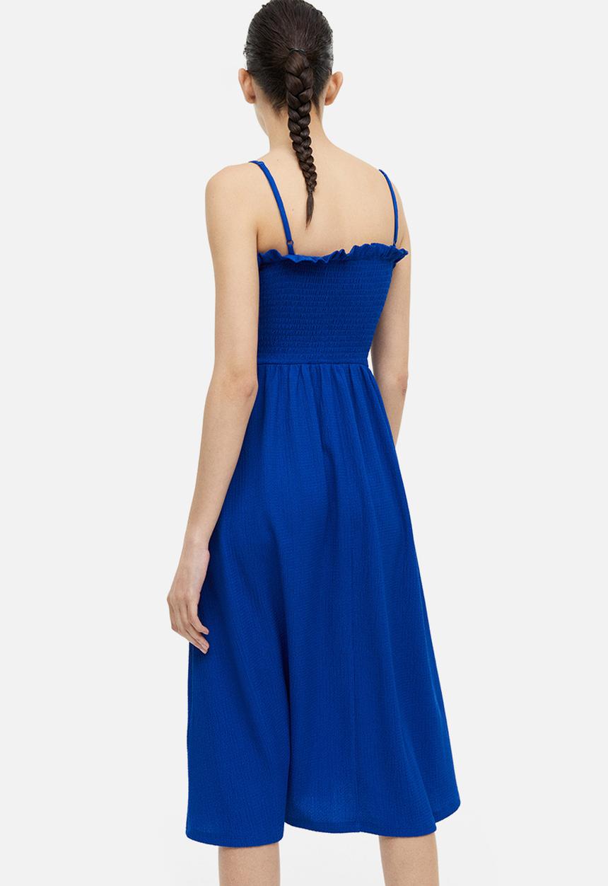 H&M - Smock-topped dress - bright blue 
