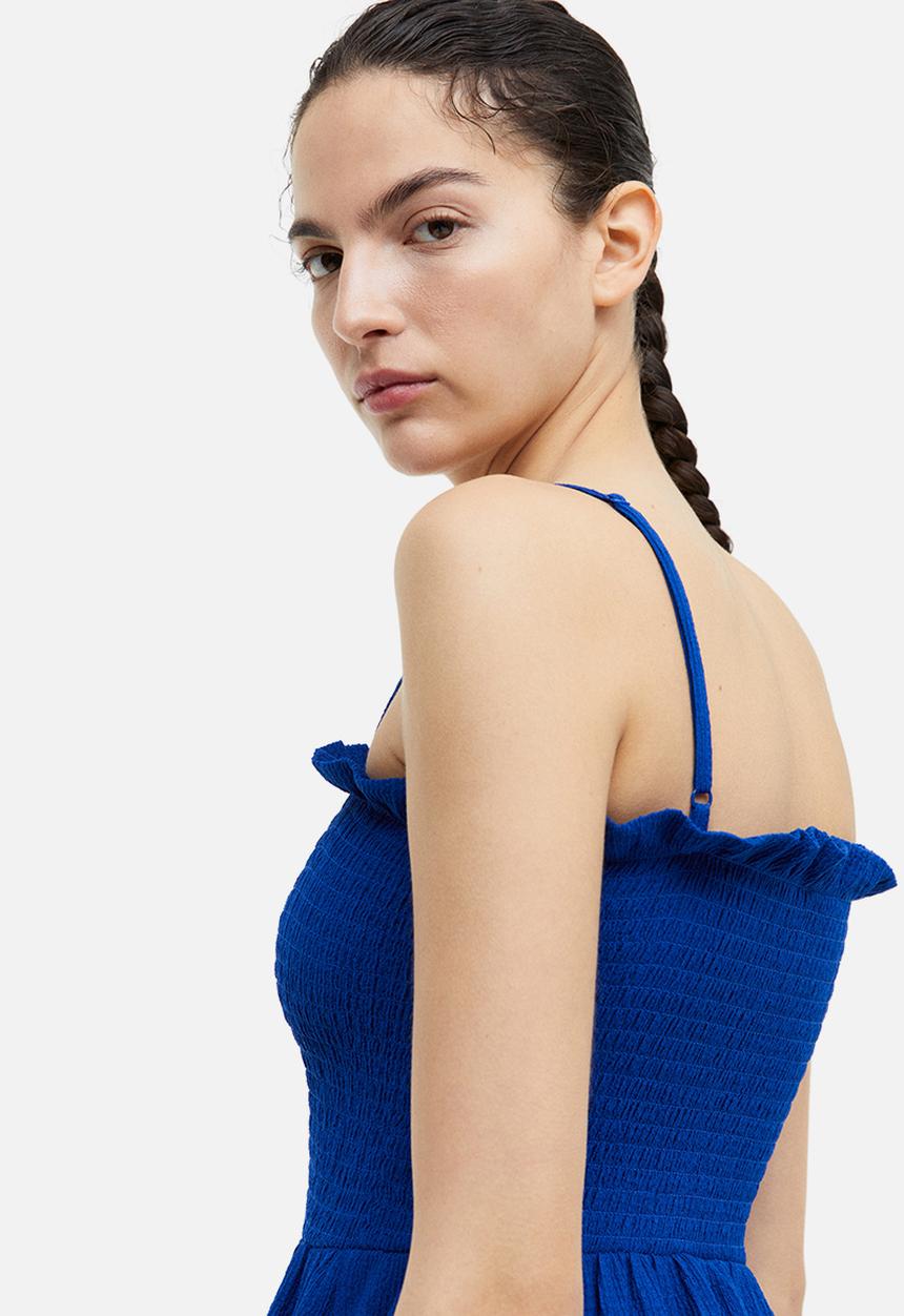H&M - Smock-topped dress - bright blue 