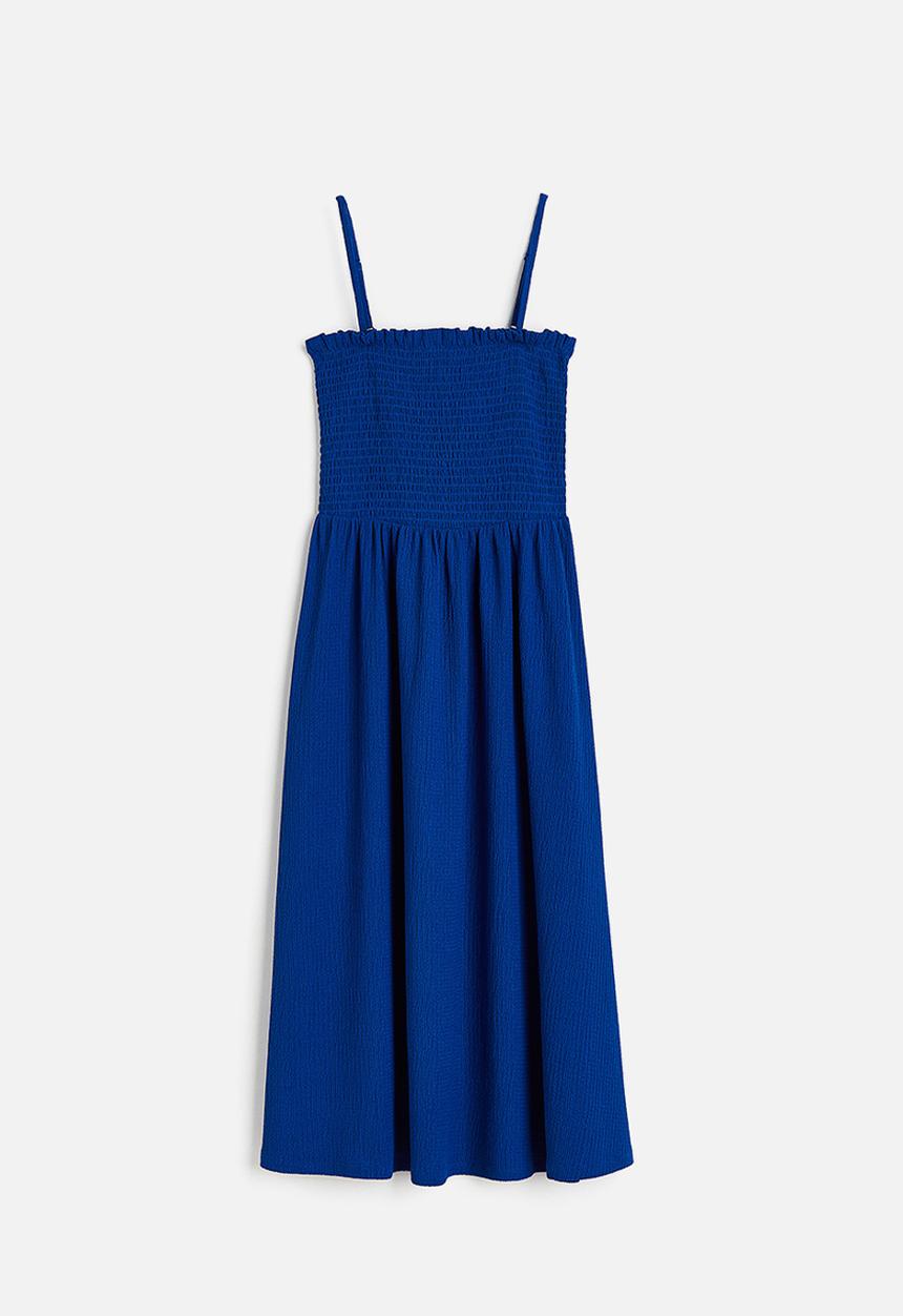 H&M - Smock-topped dress - bright blue 
