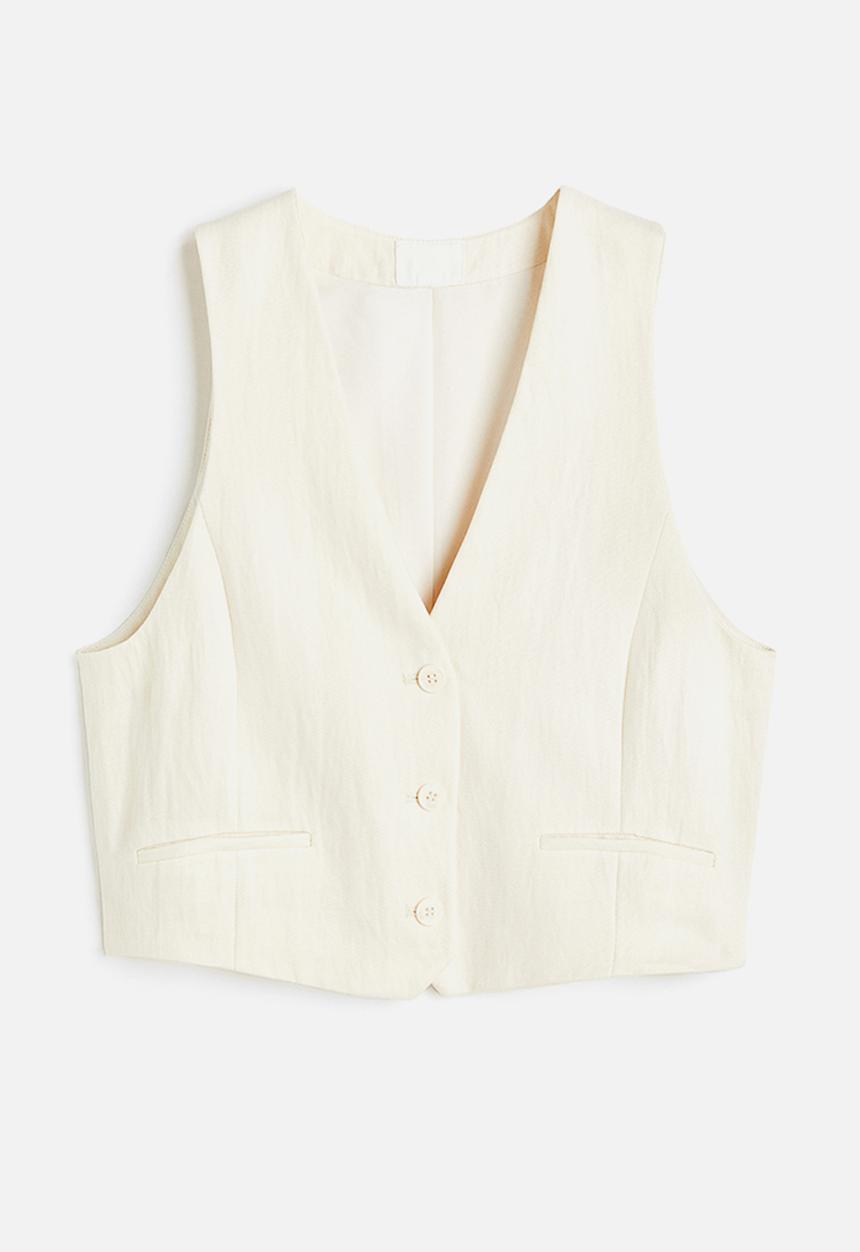 H&M - Suit waistcoat - cream