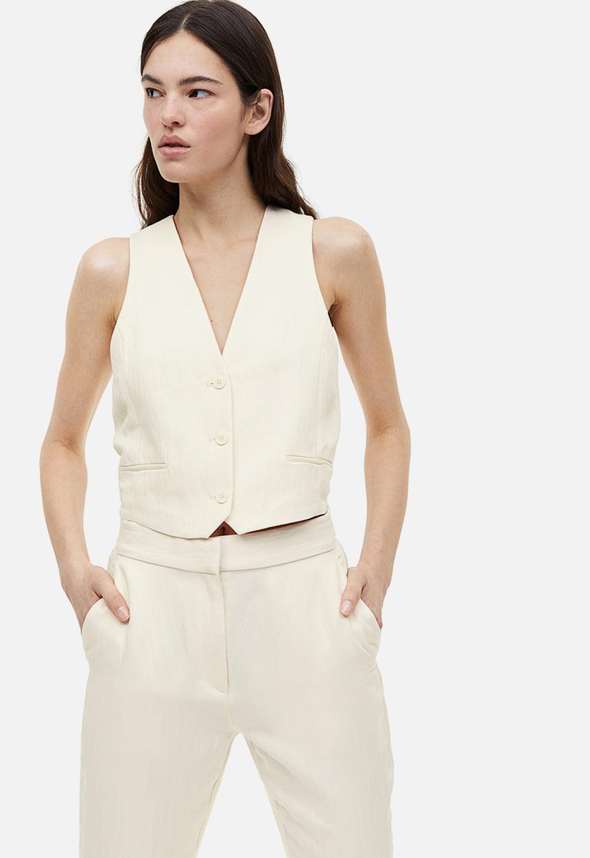 H&M - Suit waistcoat - cream