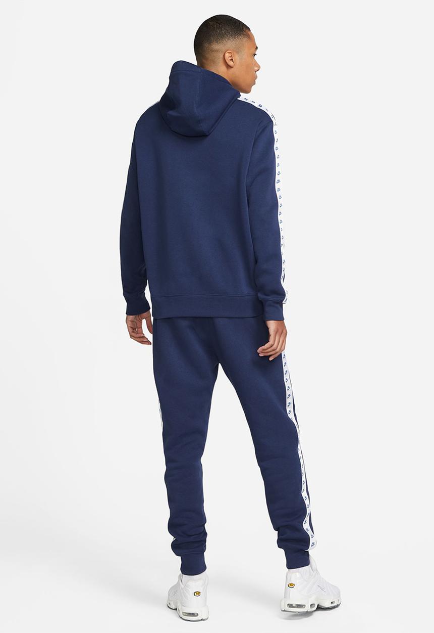 Nike - Nike club flc gx hooded tracksuit - midnight navy & white 