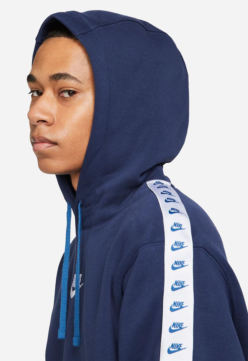 Nike - Nike club flc gx hooded tracksuit - midnight navy & white 