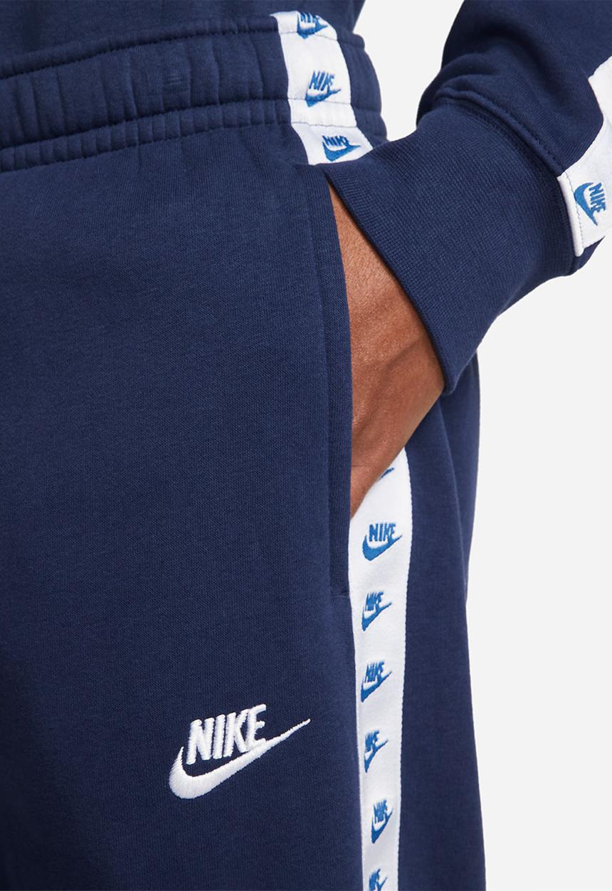Nike - Nike club flc gx hooded tracksuit - midnight navy & white 