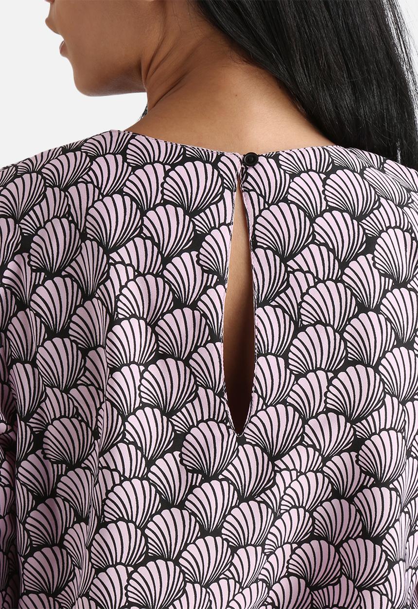 Neon Rose - Mermaid Shell Top