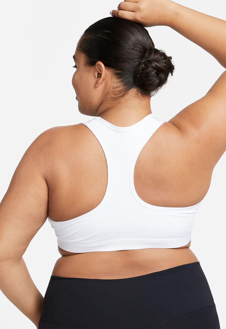 Nike - Plus w nike swsh med sport bra - white