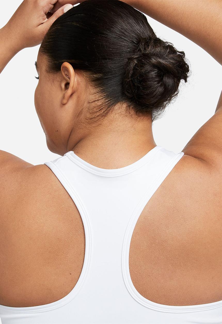 Nike - Plus w nike swsh med sport bra - white