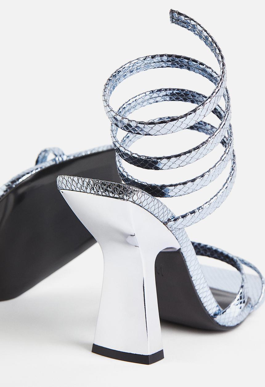 H&M - Sandals - silver coloured