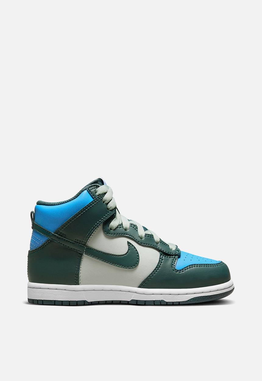 Nike - Nike dunk high - deep jungle/university gold-light silver