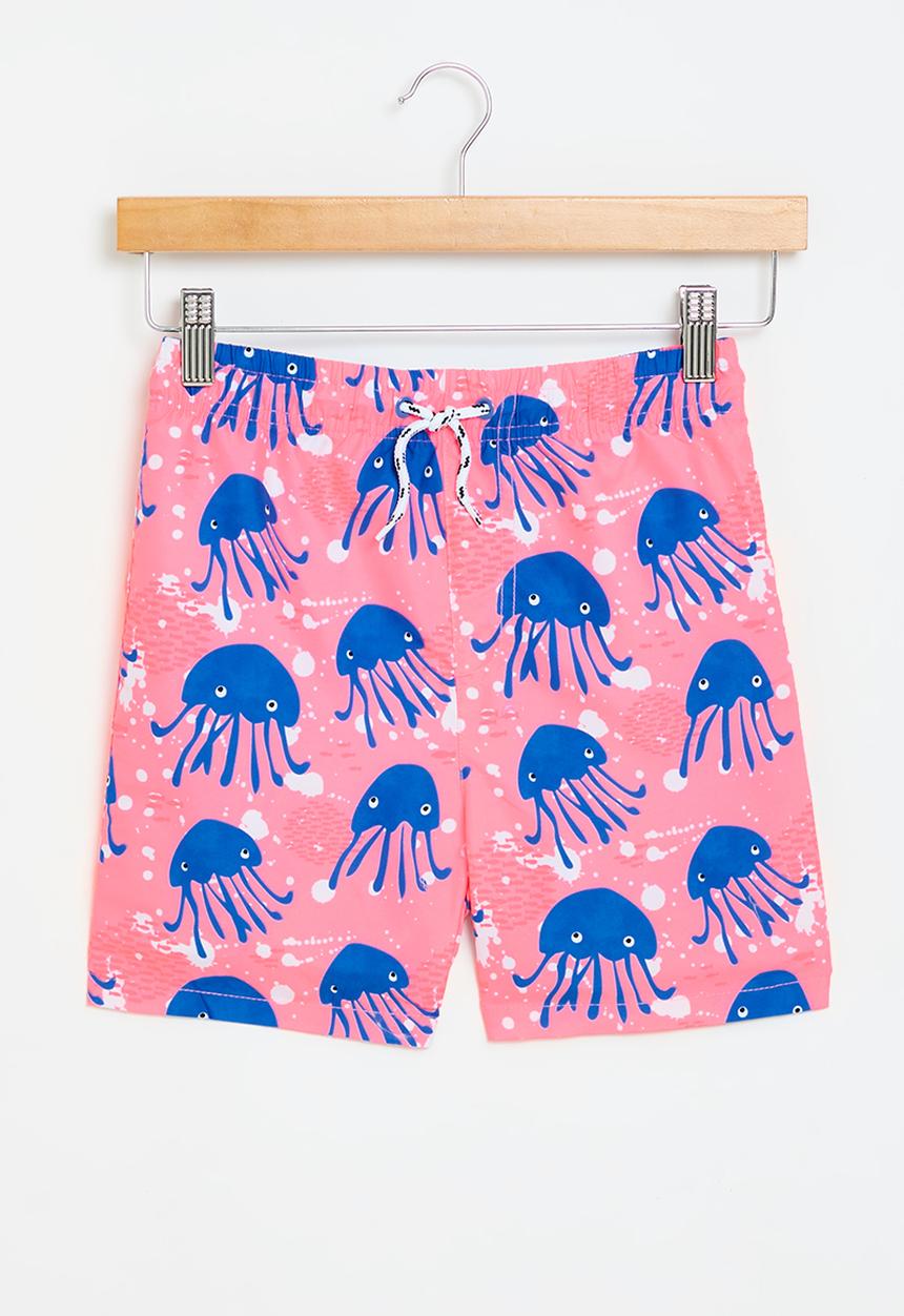 MINOTI - Board shorts - pink & blue