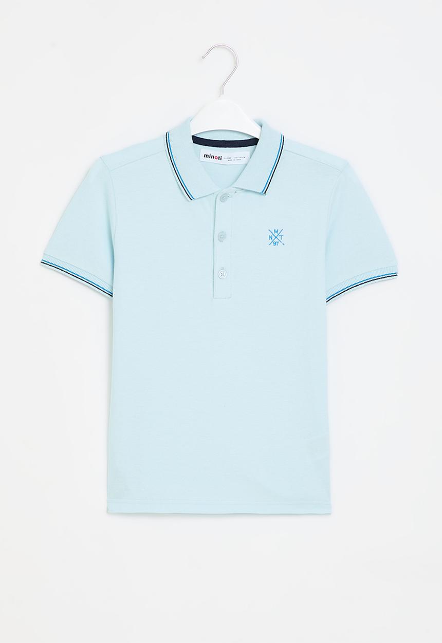 MINOTI - Pique polo - light blue 
