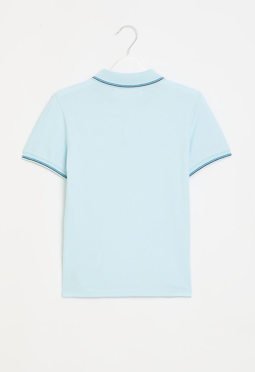 MINOTI - Pique polo - light blue 