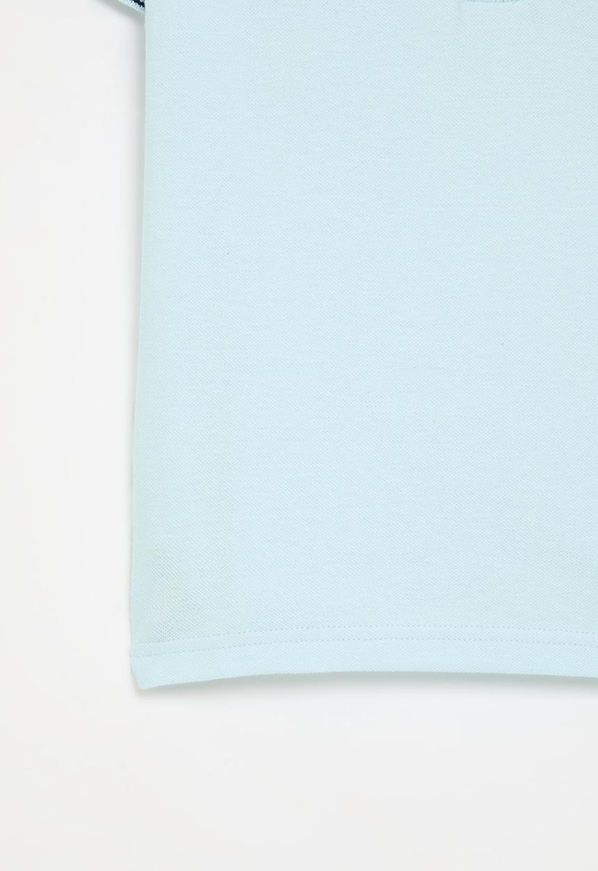 MINOTI - Pique polo - light blue 