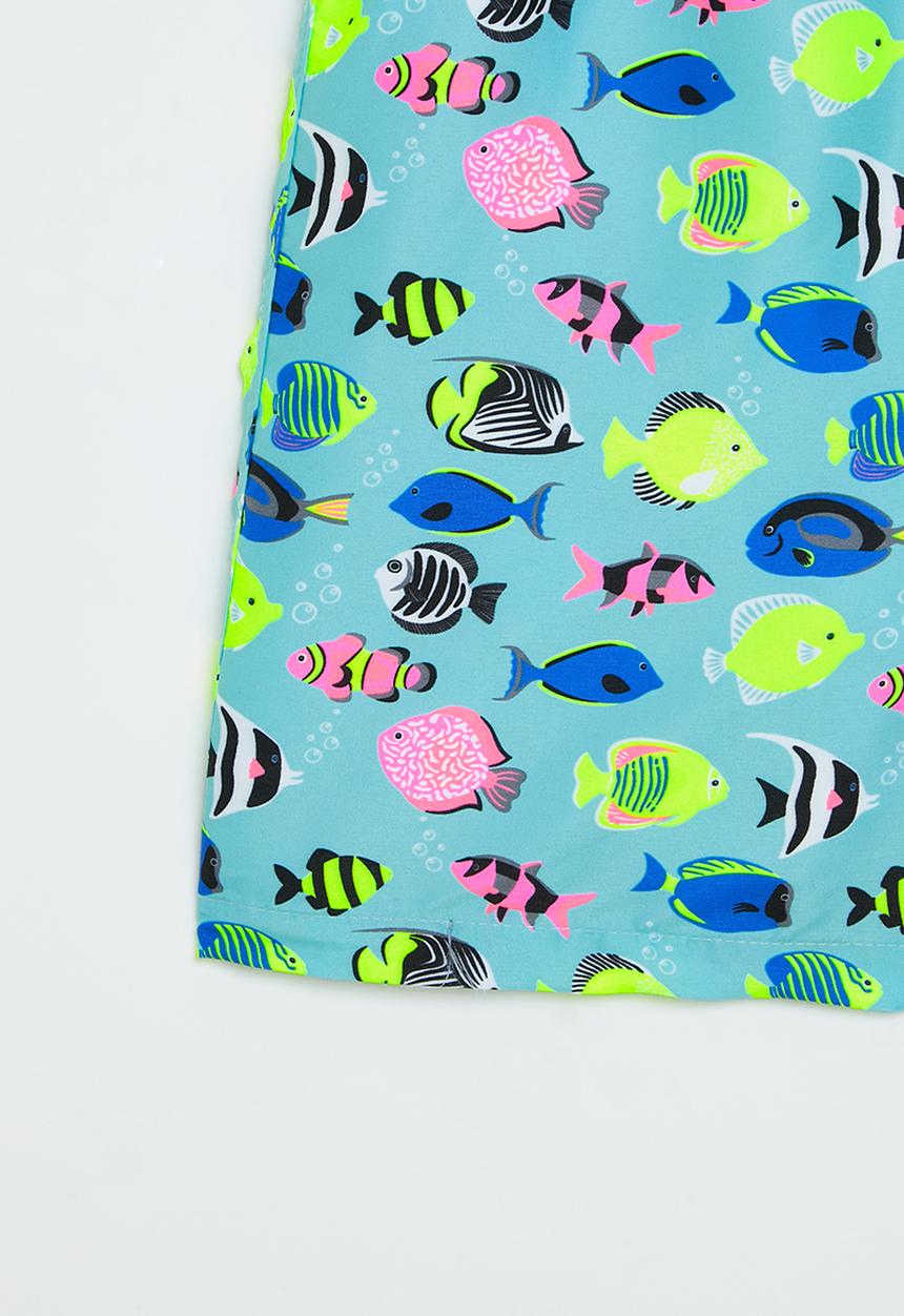MINOTI - Board shorts - blue multi