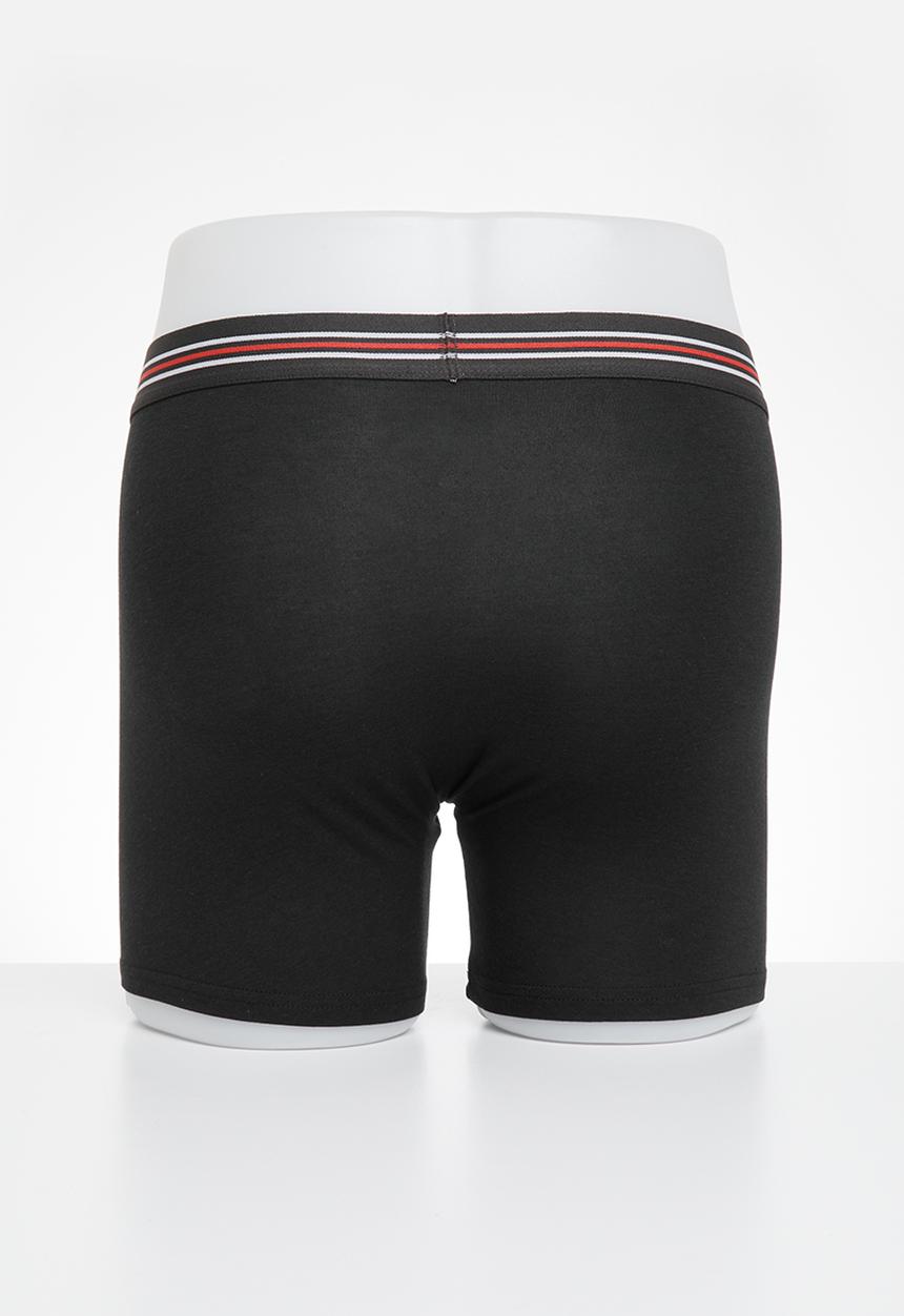 POLO - Men polo sport knit boxer - black