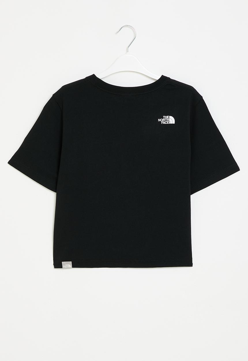 The North Face - G short sleeve crop easy tee - black