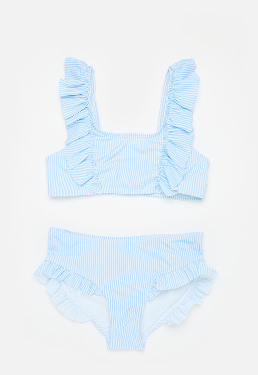 MINOTI - Stripe bikini - blue