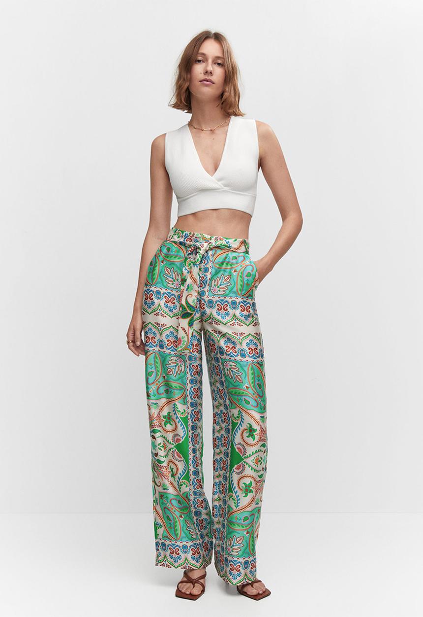 MANGO - Trousers christen - natural
