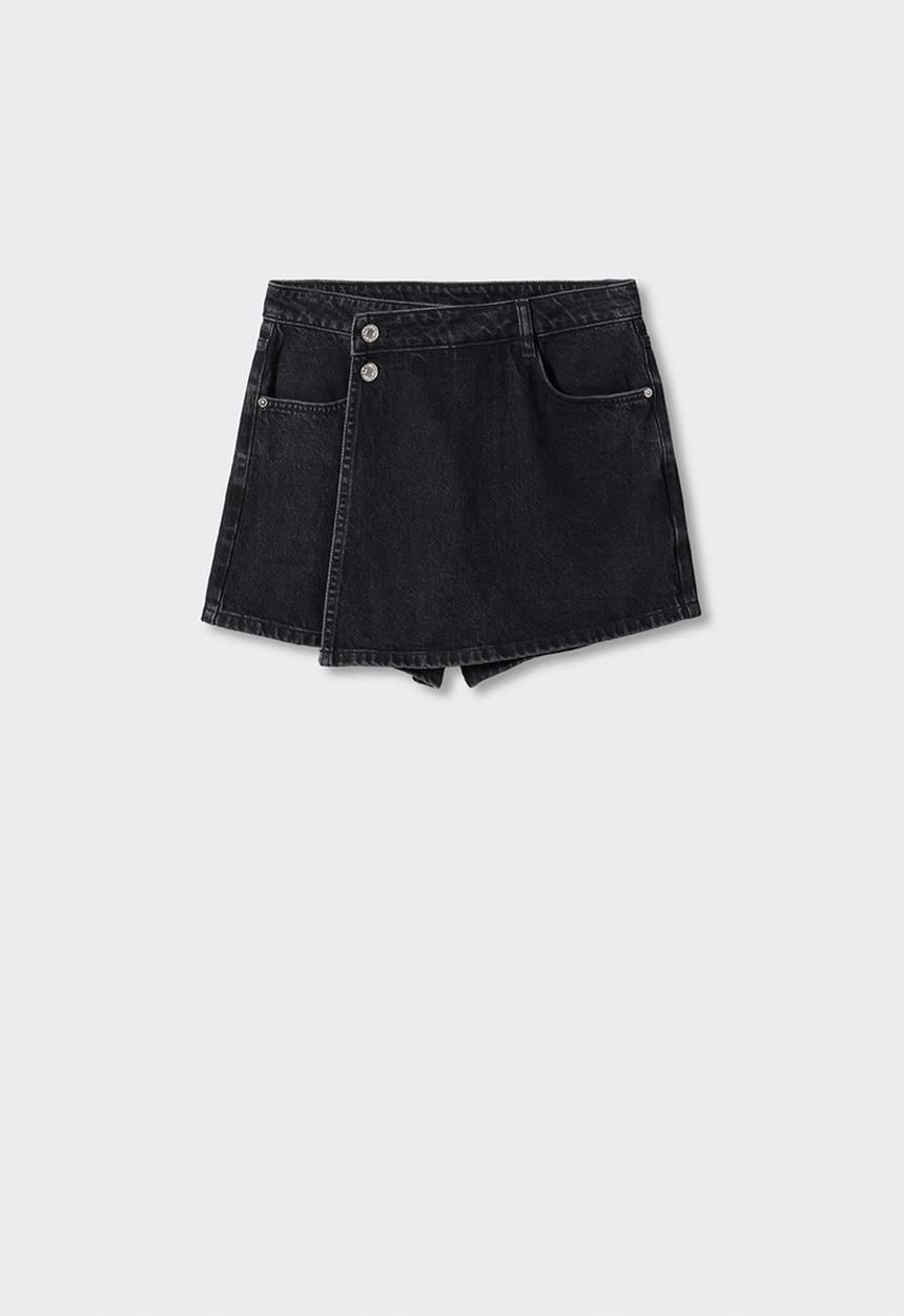 MANGO - Shorts skort - open-grey
