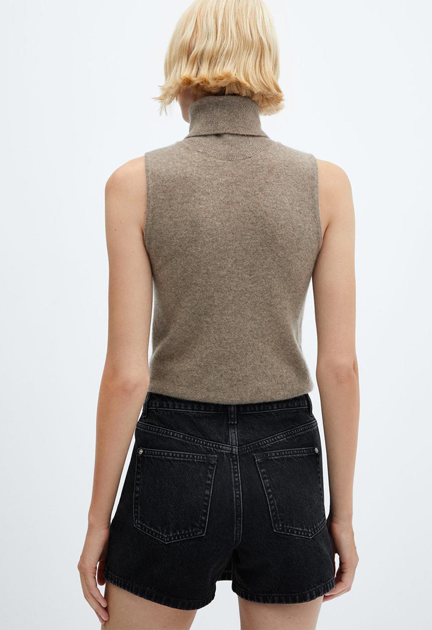 MANGO - Shorts skort - open-grey