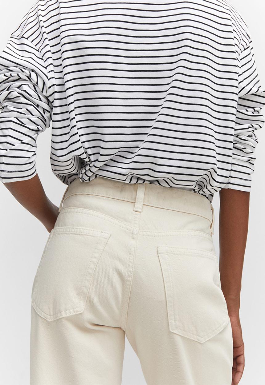 MANGO - Jeans blanca - light beige