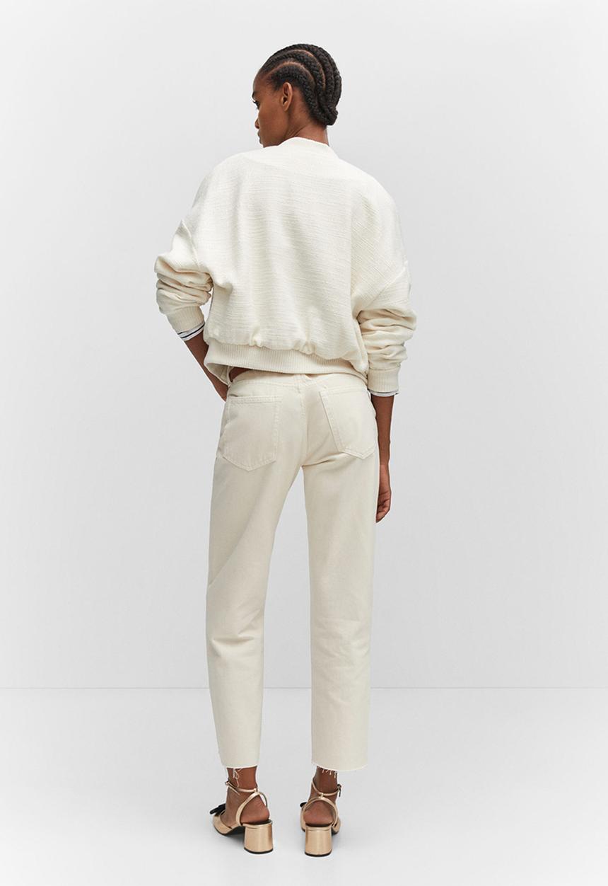 MANGO - Jeans blanca - light beige