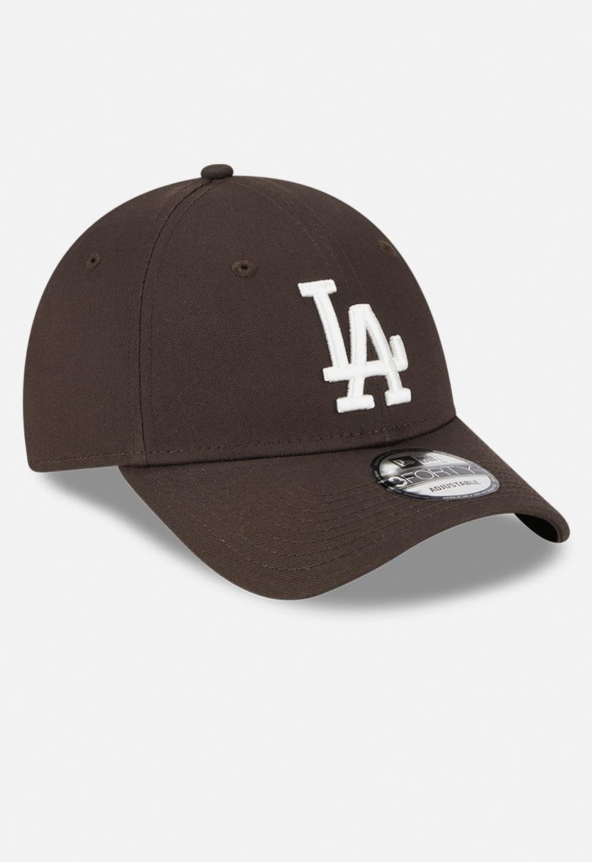 New Era - League essential 9forty® los angeles dodgers - brown & white  