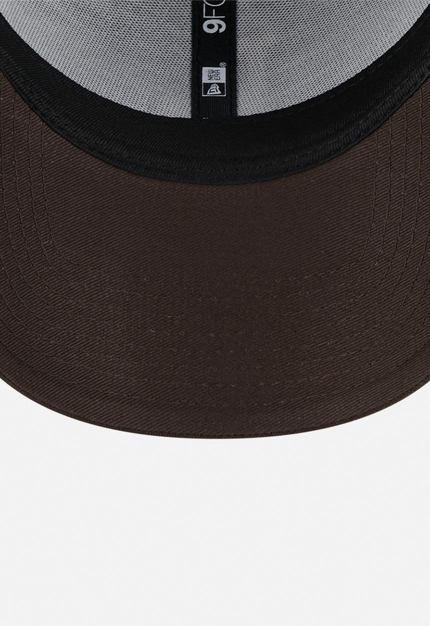 New Era - League essential 9forty® los angeles dodgers - brown & white  