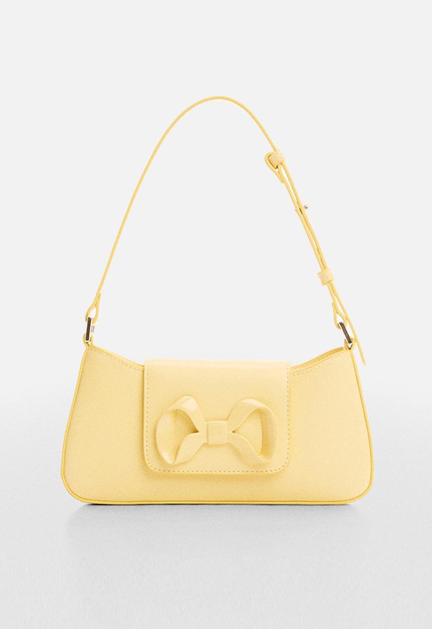 MANGO - Bag mch laila - pastel yellow