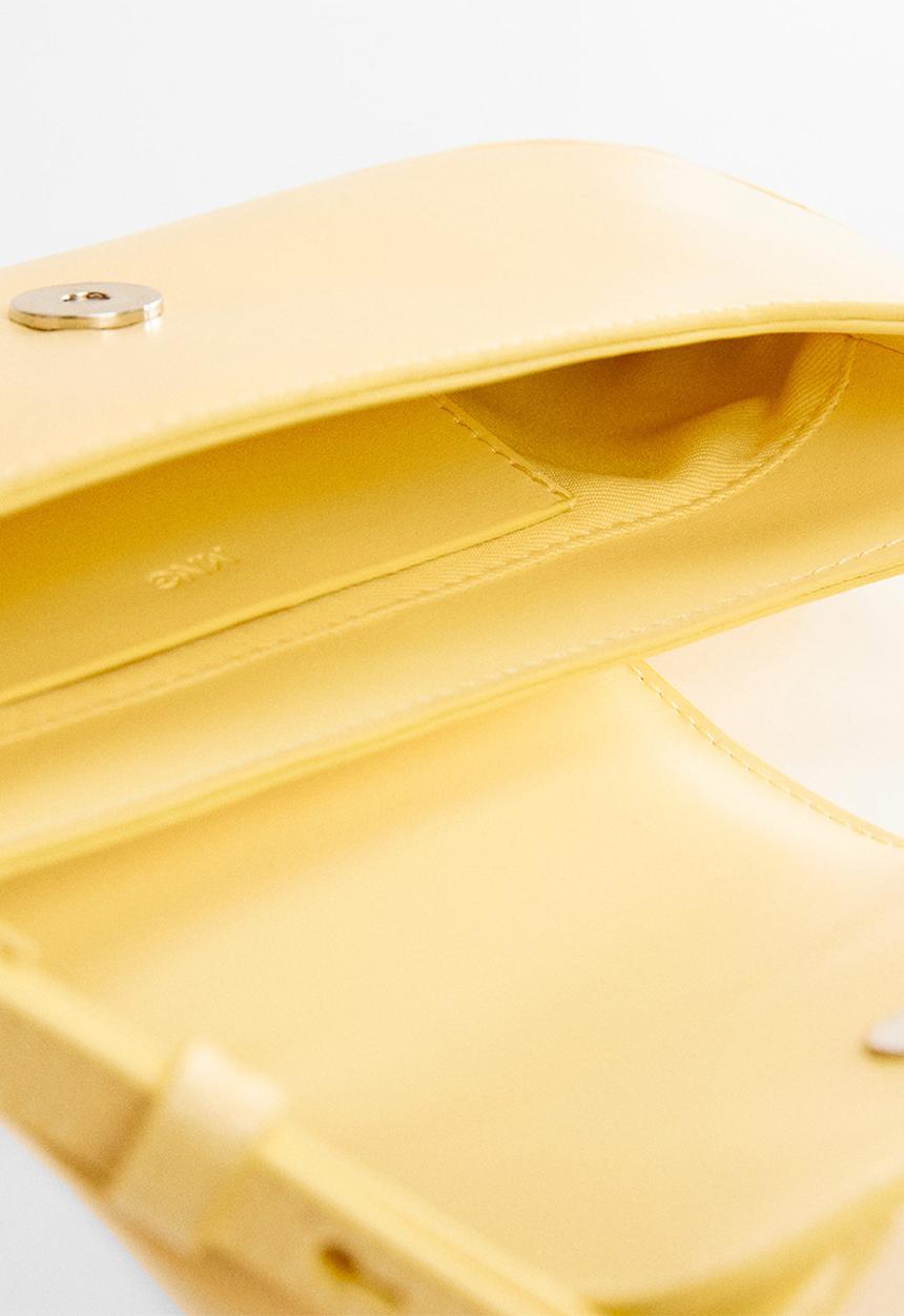 MANGO - Bag mch laila - pastel yellow
