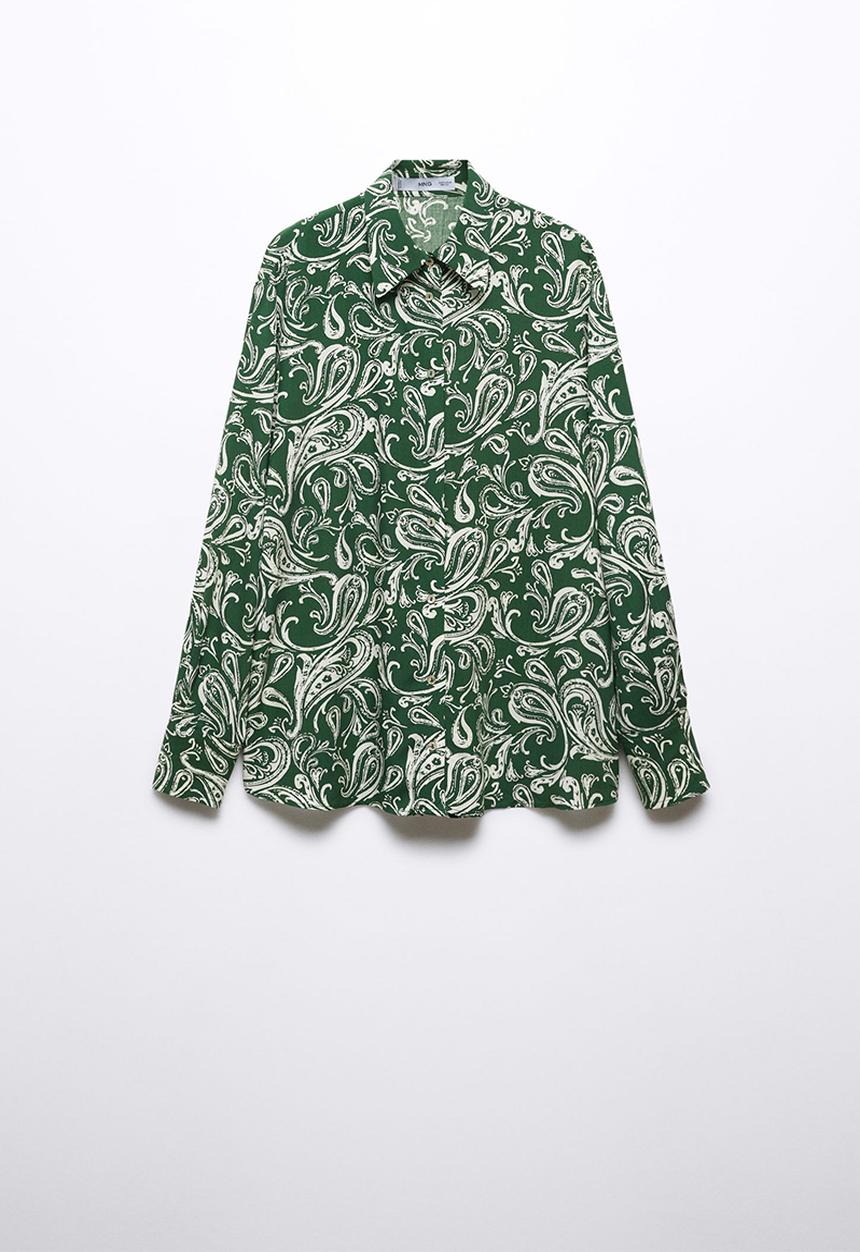 MANGO - Shirt urban - green