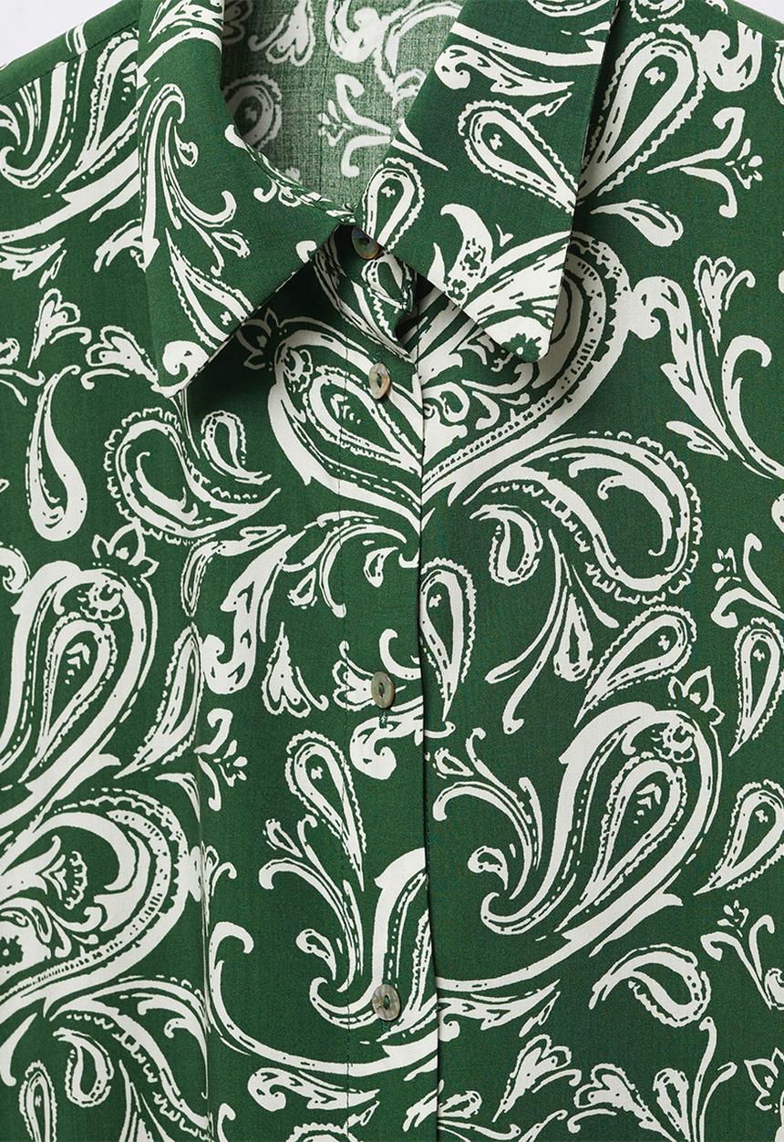 MANGO - Shirt urban - green