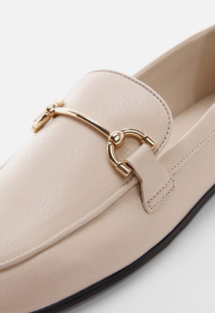 MANGO - Toledo loafer - light beige