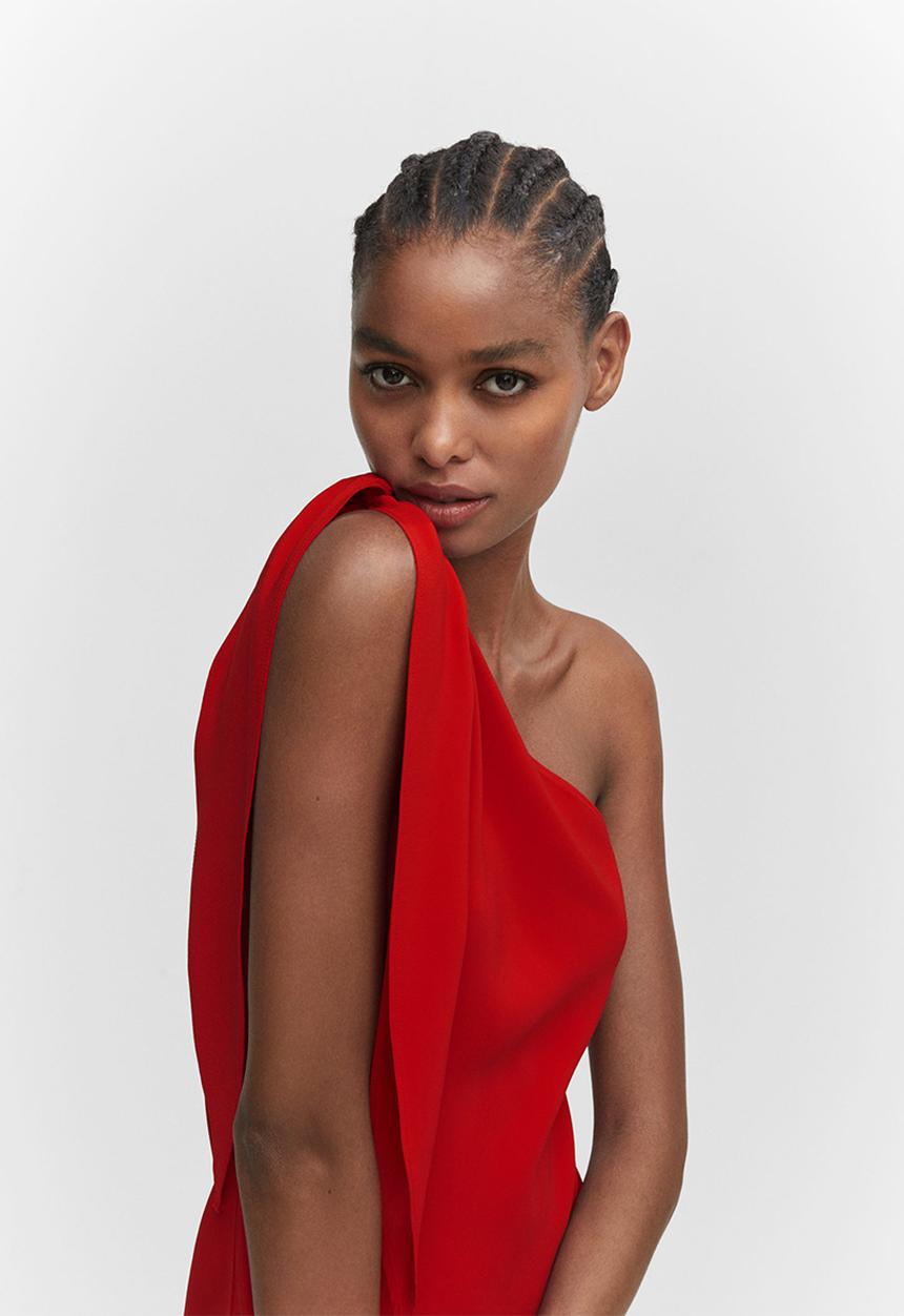 MANGO - Dress lazaro - red