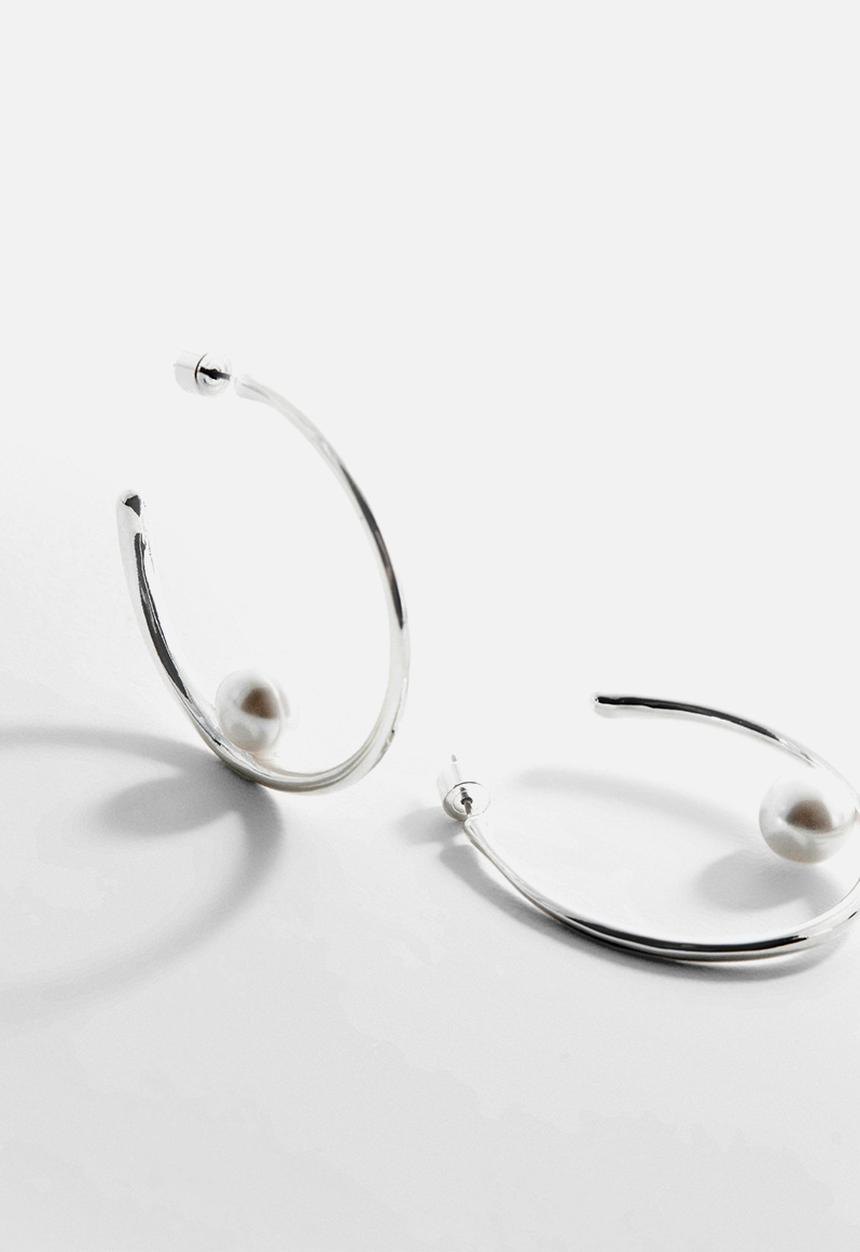 MANGO - Earrings galicia - silver