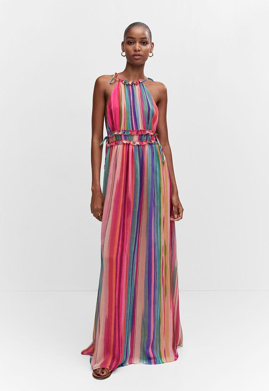 MANGO - Dress piru - pink