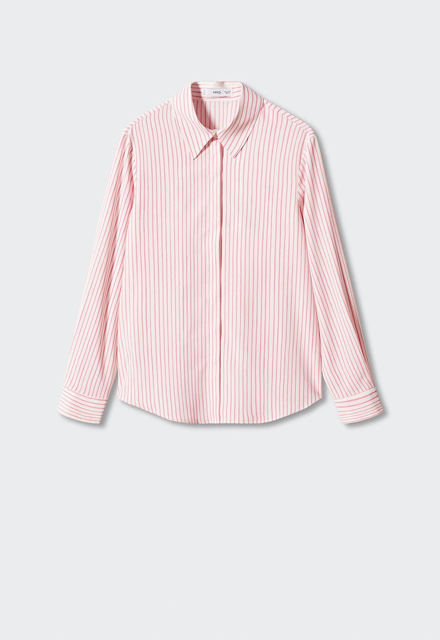 MANGO - Shirt basic - pink