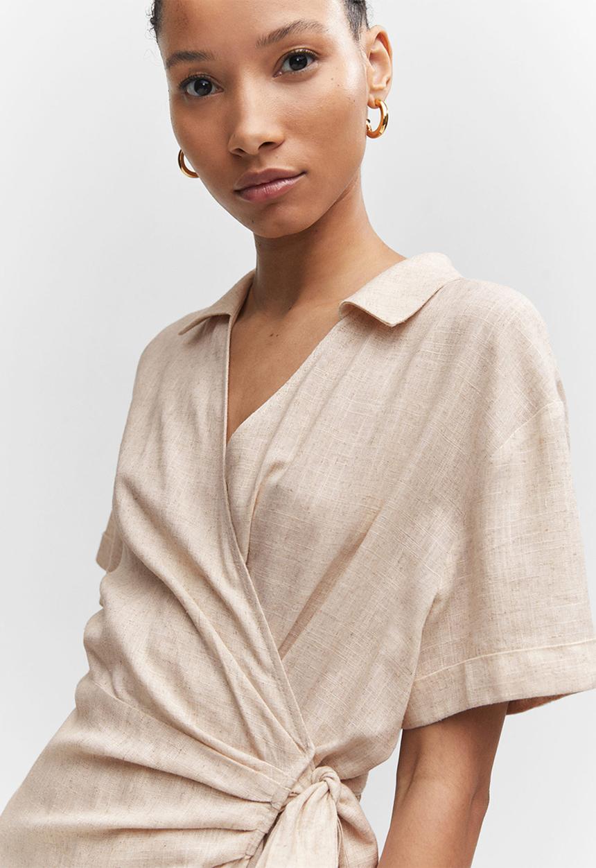 MANGO - Playsuit muse - sand