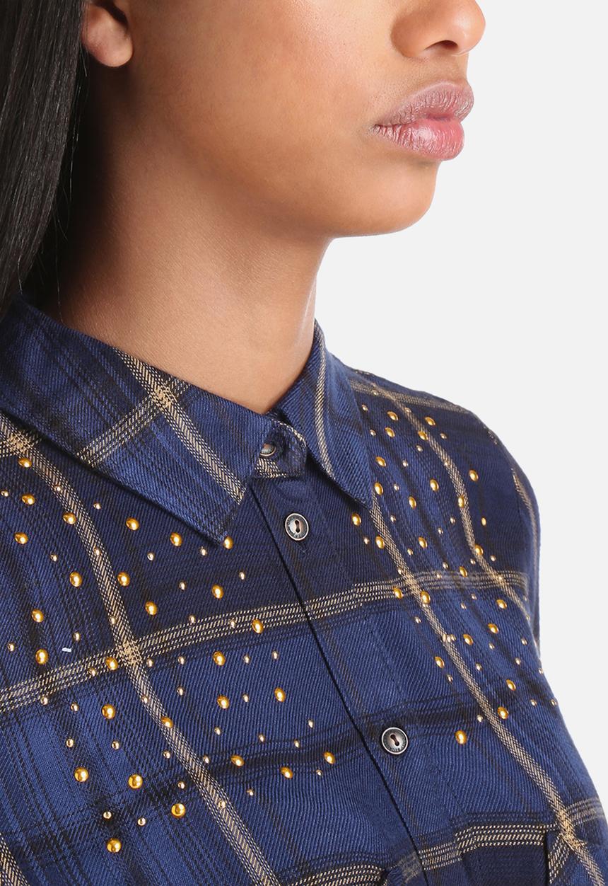 ONLY - Edna Fico Check Stud Shirt