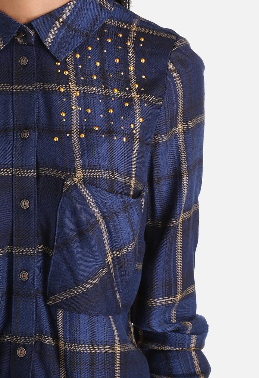 ONLY - Edna Fico Check Stud Shirt