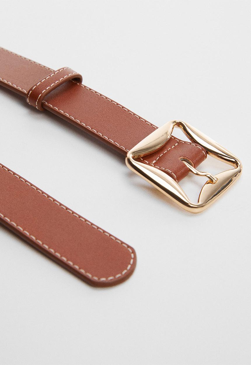 MANGO - Belt malta - brown