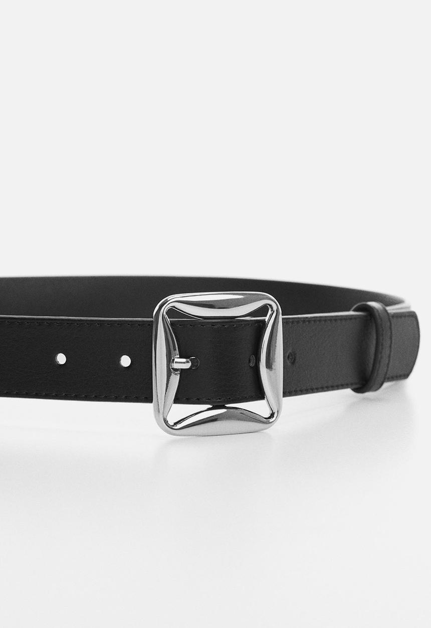 MANGO - Belt malta - black